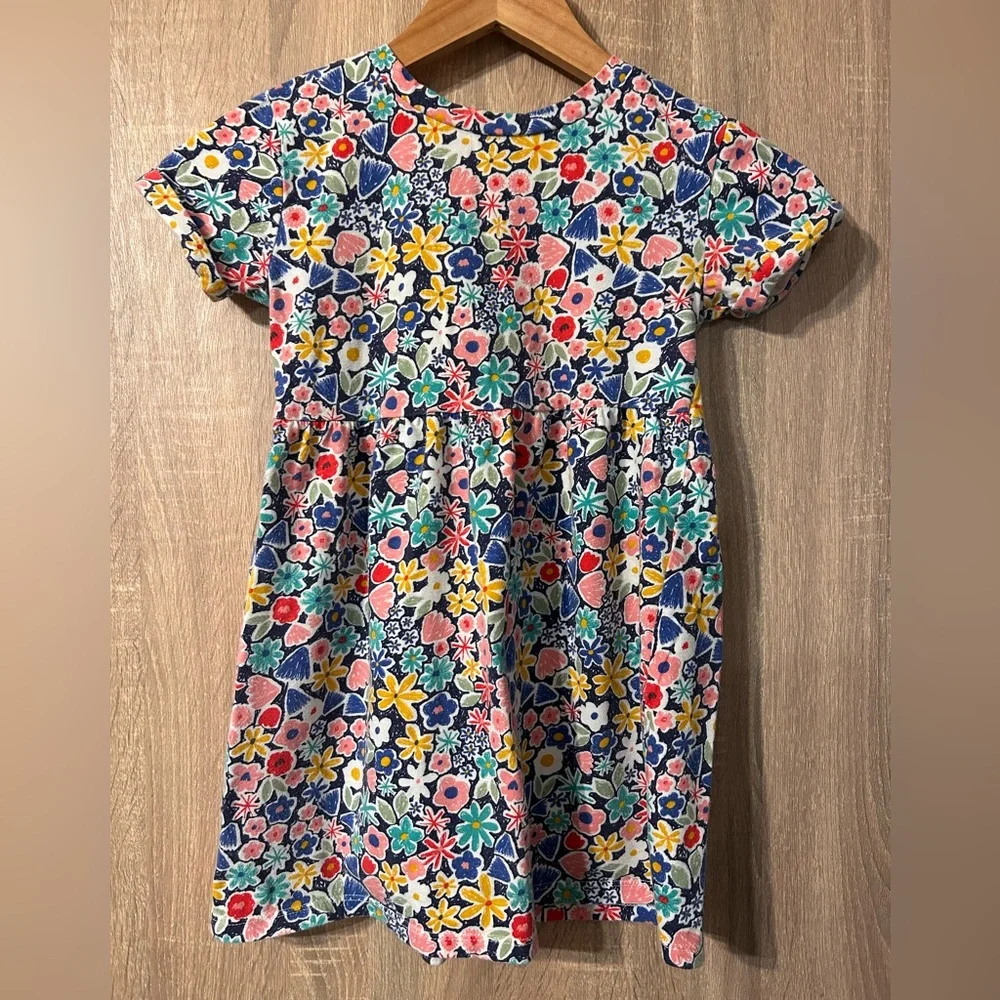 Girls Ok!e Dokie Colorful Floral Dress size 5T Spring/Summer